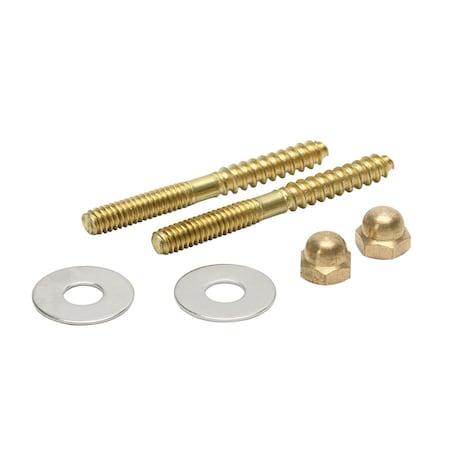 Fluidmaster Fluidmaster Toilet Bolts Set Assorted Brass 7112